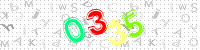 Blue Captcha Image
