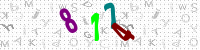 Blue Captcha Image