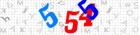 Blue Captcha Image
