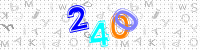 Blue Captcha Image