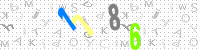 Blue Captcha Image