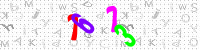 Blue Captcha Image