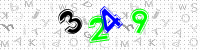 Blue Captcha Image