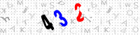 Blue Captcha Image